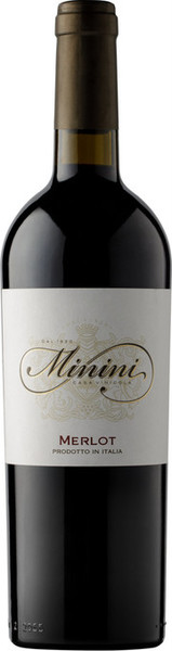 Вино Минини Мерло, красное сухое