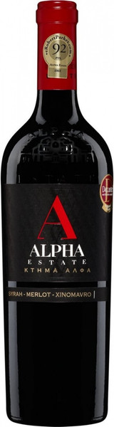 Вино красное сухое "Альфа Эстейт С.М.Х." Флорина, 14,5%, 0,75л