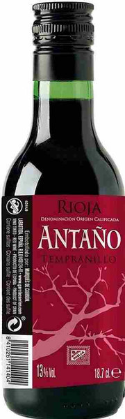 Вино красное сухое Риоха Антаньо темпранильо,  0,187