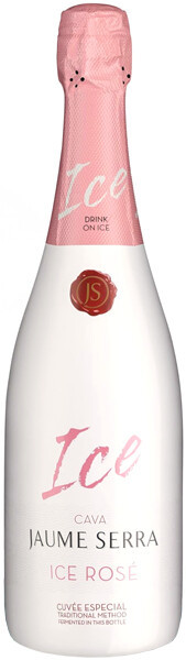 Вино игристое розовое полусладкое Кава Жауме Серра Айс Розе регион Кава 0,75л 