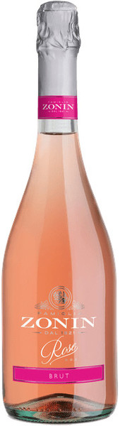 Вино игристое розовое брют "Зонин Розе"
