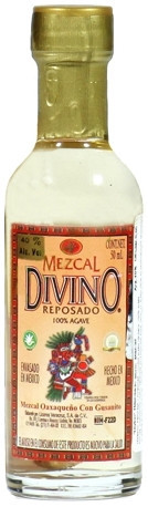 Мескаль "Дивино" Репосадо с гусеницей", 0,05 л.