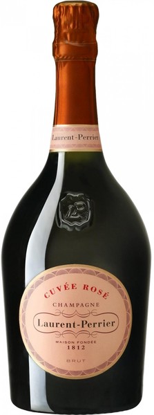 Шампанское "Лоран-Перье Кюве Розе Брют" розовое брют, под. набор с двумя бокалами