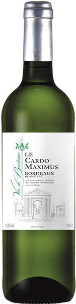 Вино белое сухое Бордо "Ле Кардо Максимус"